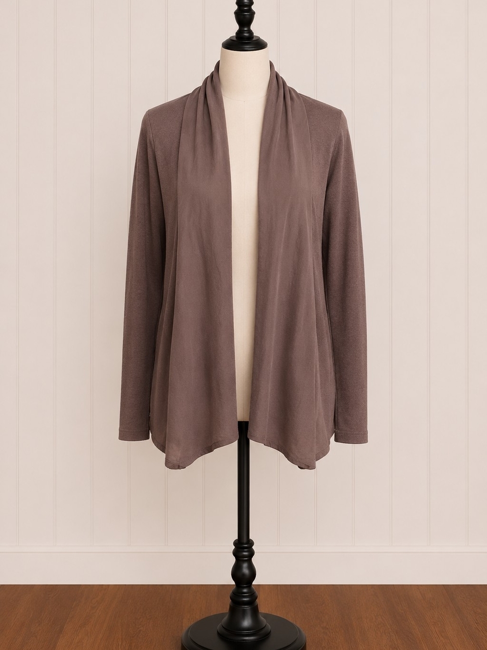 Eileen Fisher Open Front Drape Cardigan